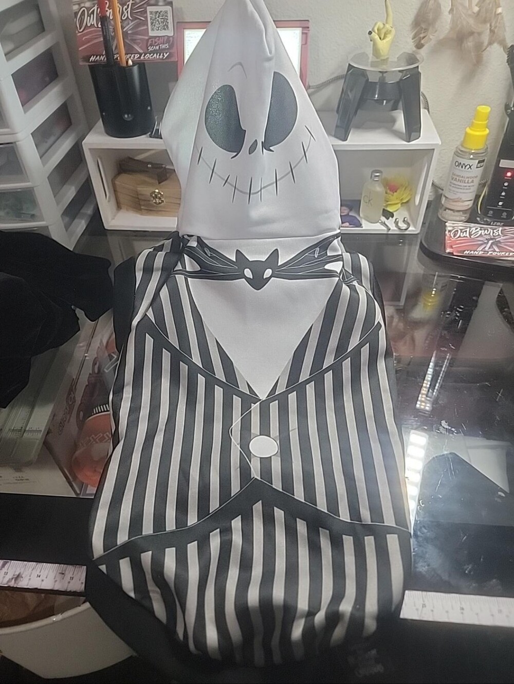 Disney Nightmare Before Christmas Jack Skellington Dog Hoodie Costume